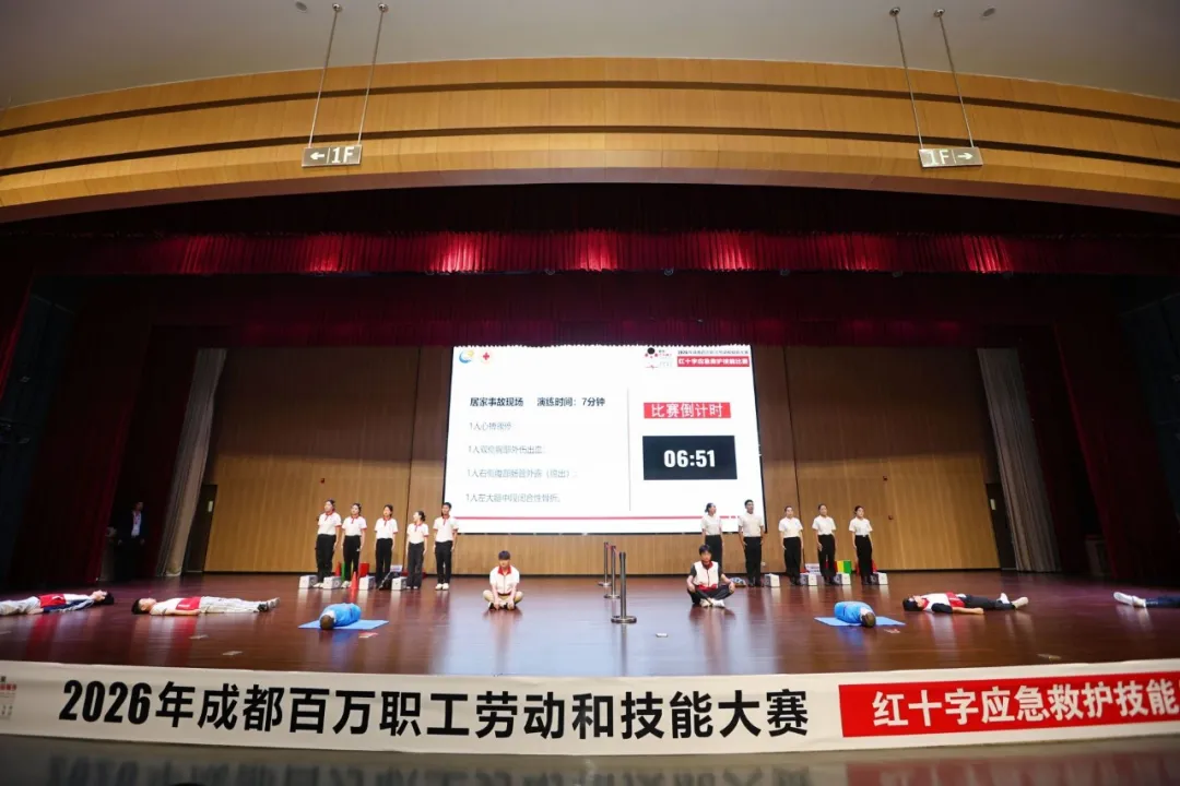以赛促训砺精兵 救在身边护蓉城——2026年成都百万职工劳动和技能大赛红十字应急救护技能比赛成功举办