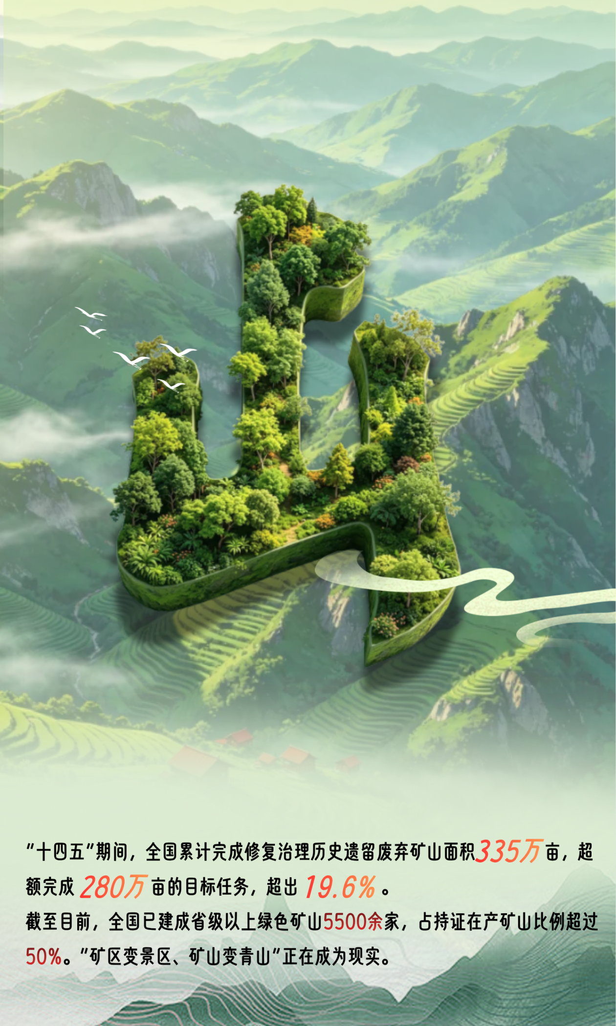 好评中国｜AI创意海报：六五环境日，擦亮美丽中国生态底色