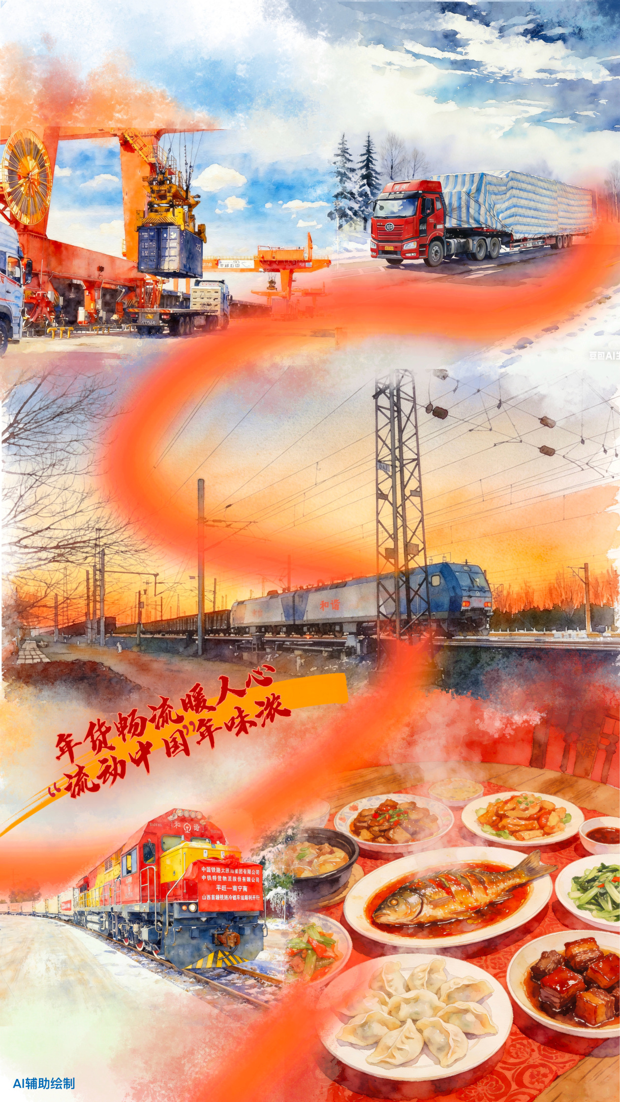 好评中国｜漫评：年货畅流暖民心，同心共绘幸福年