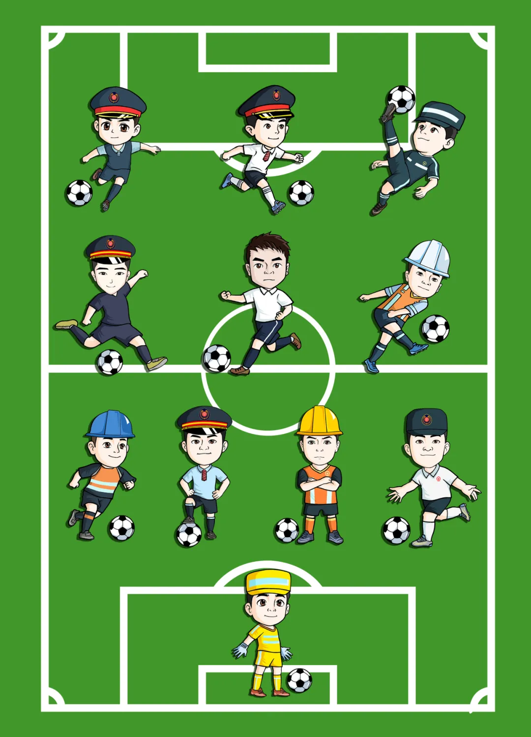 你当教练！选11个铁路工种，组队参加世界杯