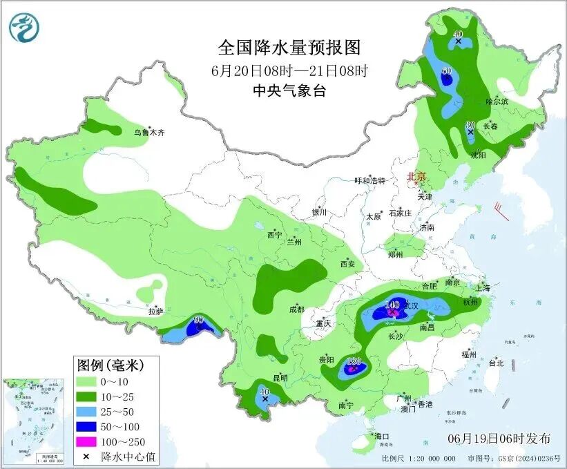 未来一周雨水上线，四川盆地多阵雨或雷雨，局部大雨、暴雨