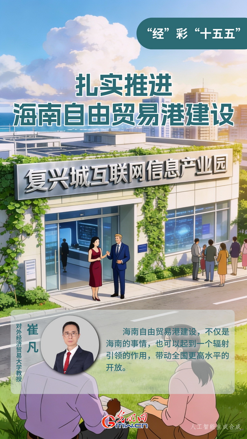 “经”彩“十五五”丨扎实推进海南自由贸易港建设