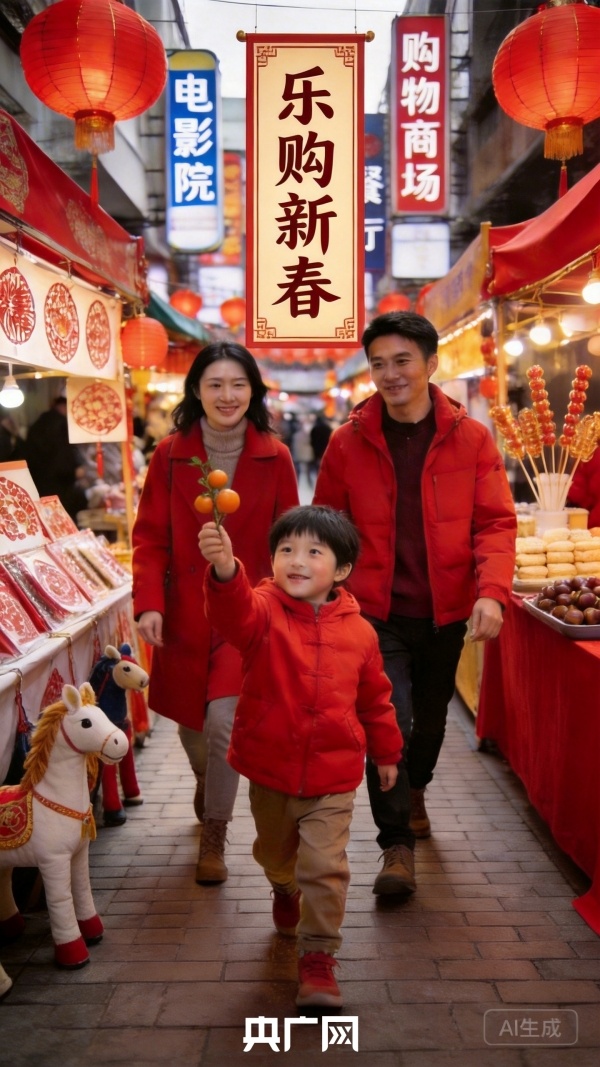 好评中国丨超长假期点亮“乐购新春”开门红