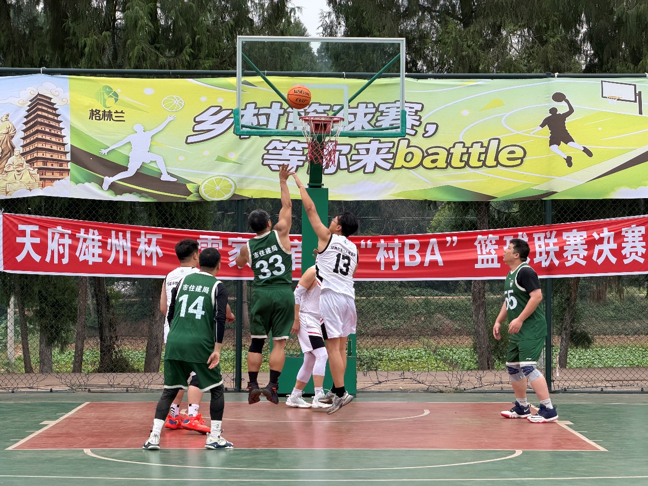 简阳市雷家镇首届村BA篮球联赛总决赛暨城乡联谊赛、村糖会圆满落幕