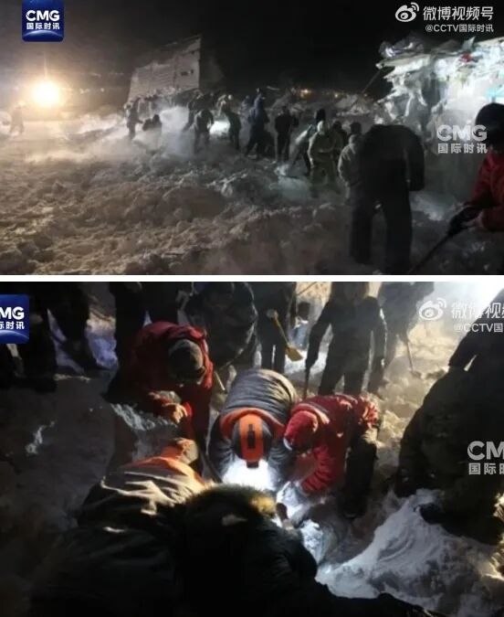 俄罗斯北高加索峡谷发生雪崩33人被埋，其中11人遇难，另有6人下落不明，事发时积雪数秒内倾泻而下