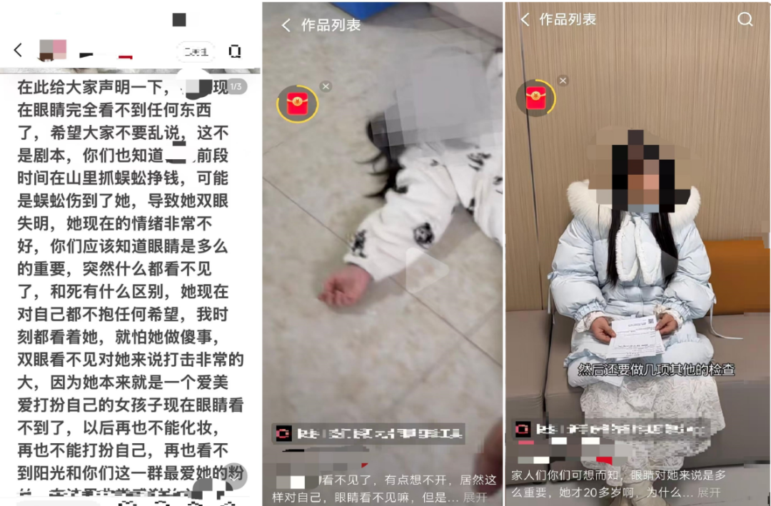 500万粉丝网红自导自演“抓蜈蚣致眼睛失明”，都江堰警方通报：二人被行政处罚，并关停账号