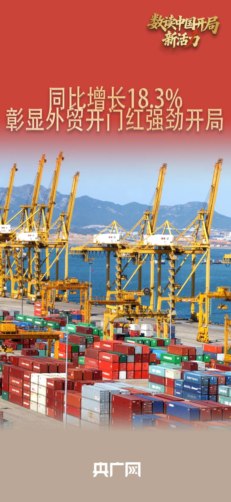 同比增长18.3%，彰显外贸“开门红”强劲开局