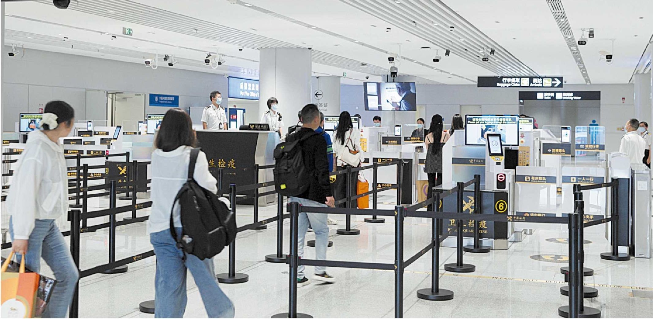 成都航空口岸前7月出入境旅客375.68万人次