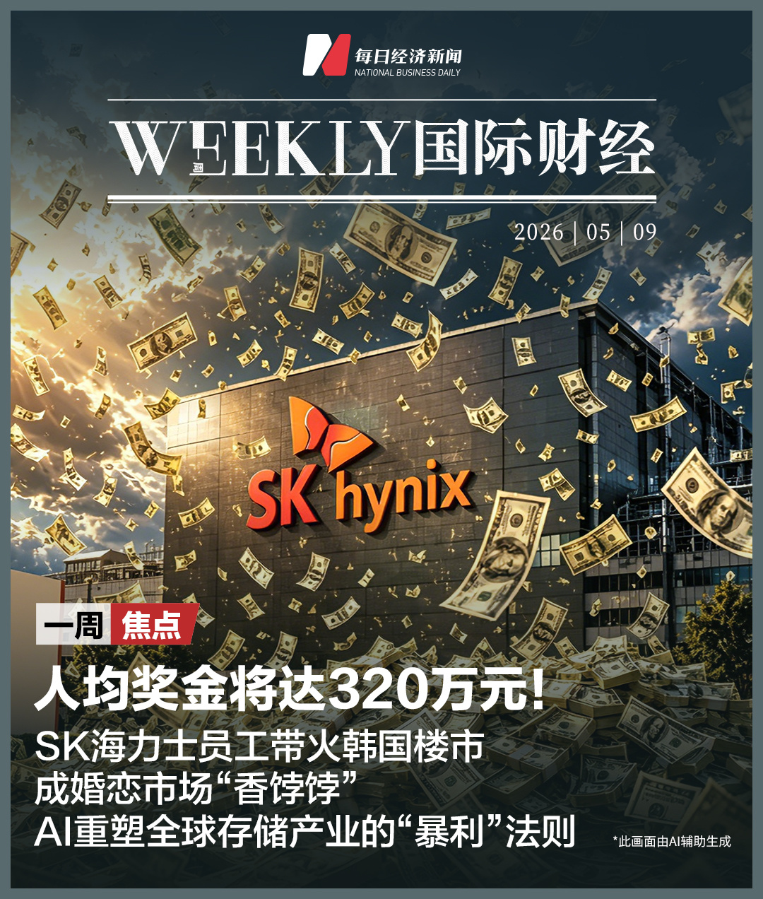 SK海力士人均将分320万元：“带飞”周边房价，员工地位超越医生律师；CPU三巨头年内市值增6.4万亿元；美伊连续两天在霍尔木兹海峡交火 | 一周国际财经 (http://www.chichengjiaxiao.cn/) caij 第1张