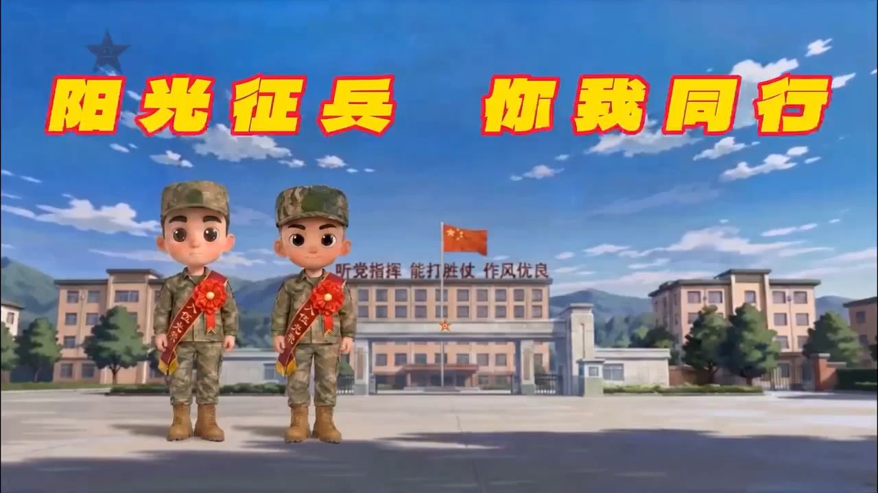 “阳光征兵 你我同行”系列动漫短视频第一辑：应征报名