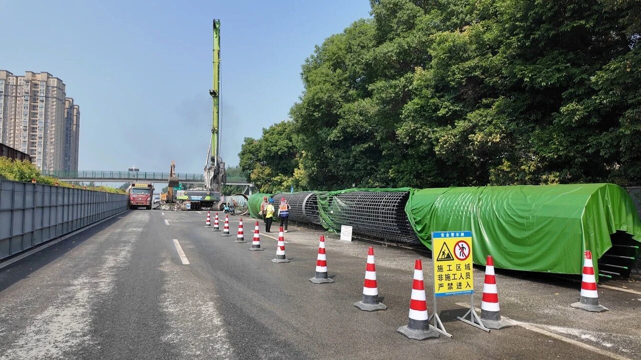 成温邛高速扩容改造加速推进 温江段关键节点取得新突破