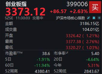 CPO概念“卷土重来 ”，创业板指半日反弹2.63% (http://www.kingbaby.com.cn/) wap 第1张