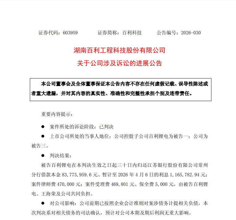 百利科技与化工巨头巴斯夫旗下合资公司发生合同纠纷，涉诉金额合计超1700万元 (http://www.hilij.com/) p 第3张