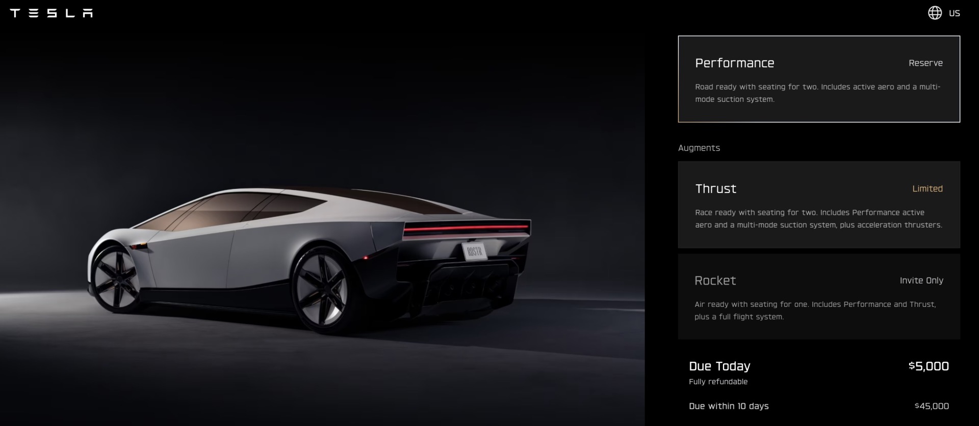 特斯拉Roadster“飞”起来了！中国官网开放预订，意向金33.2万元，将于2028年量产 (http://www.kingbaby.com.cn/) wap 第2张