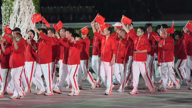 中国残疾人体育代表团创造亚残运会境外参赛最好成绩